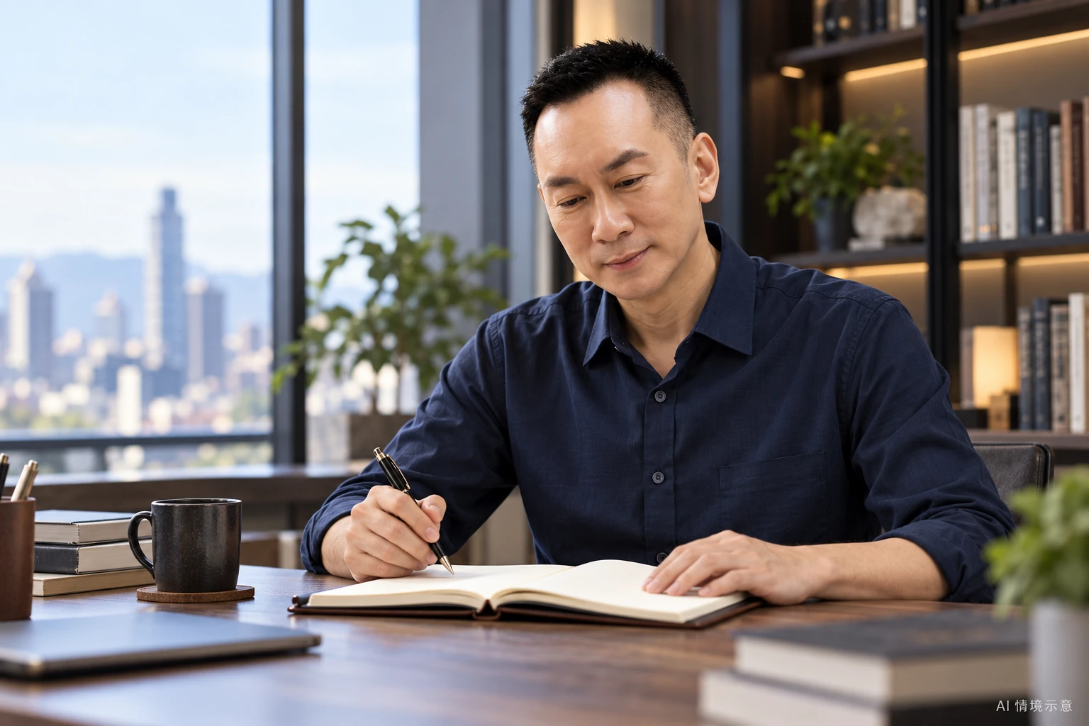王光耀本人形象,呼應〈答應慢一點,讓承諾穩一點〉