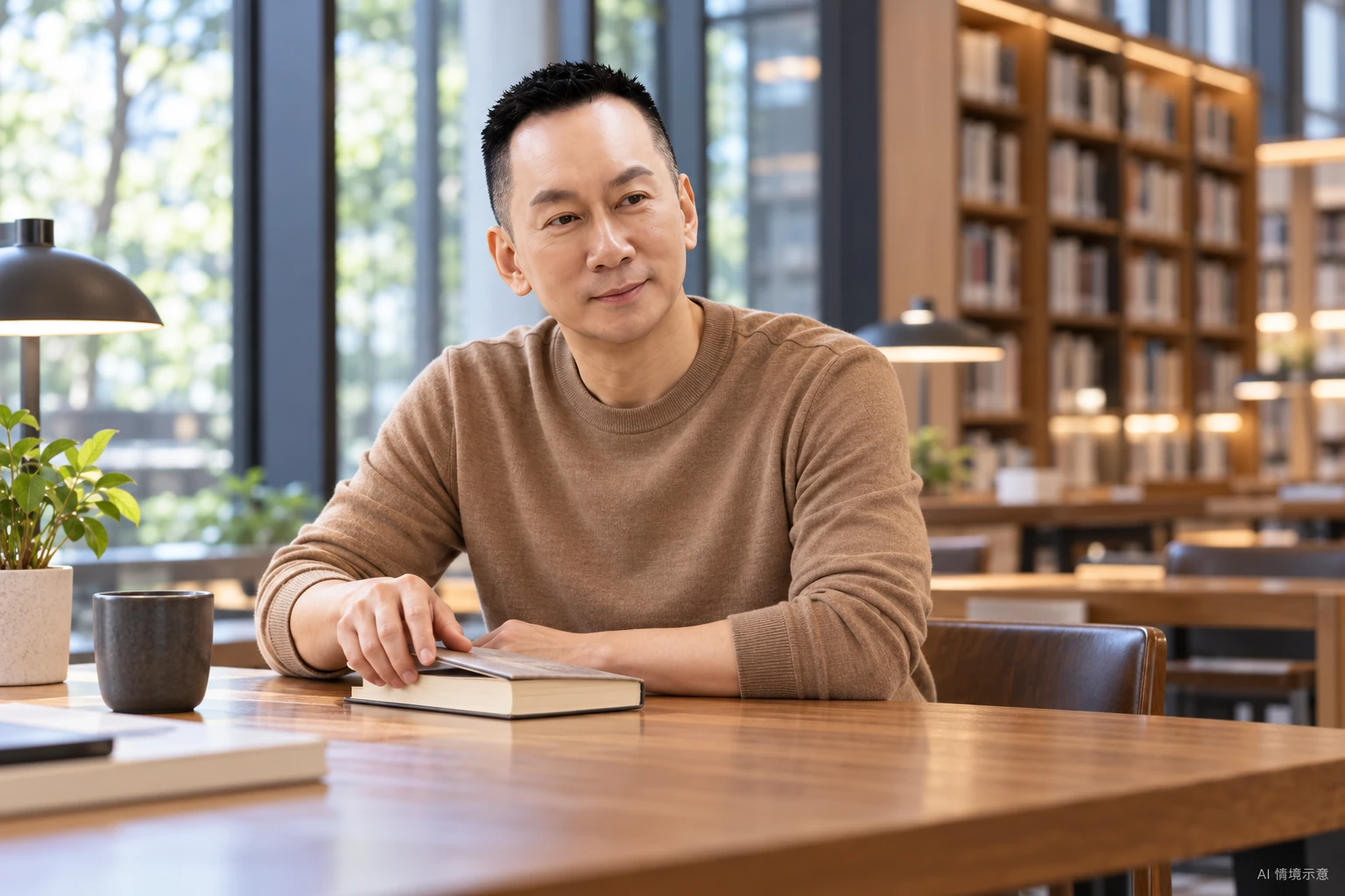 王光耀本人形象,呼應〈認識一個人,別先替他的出身下結論〉