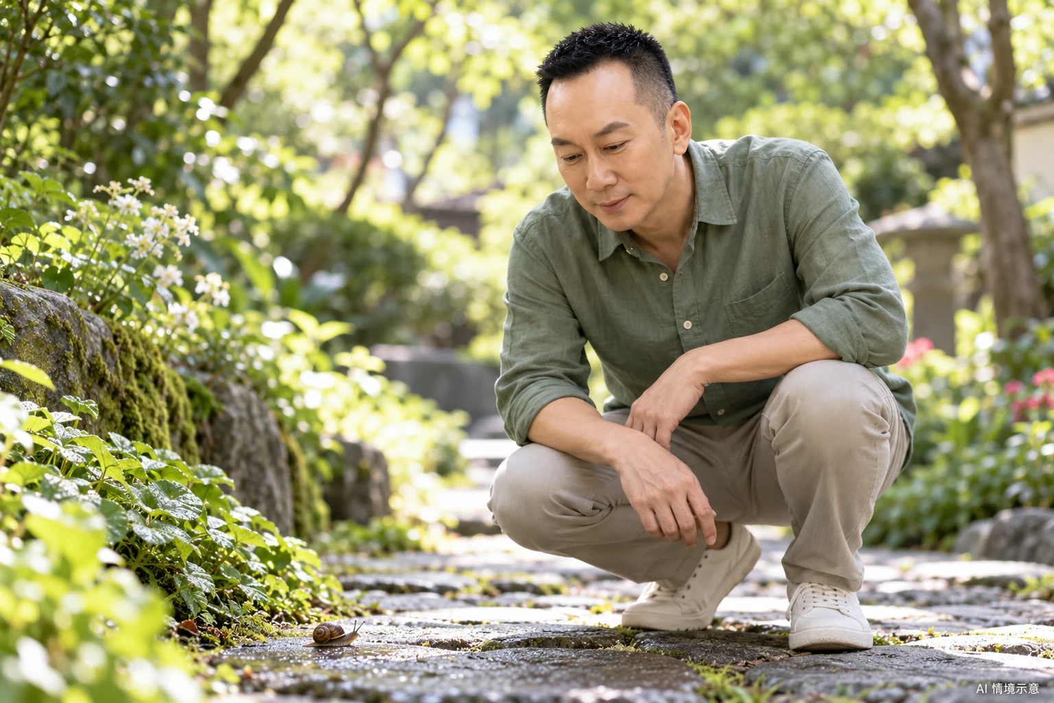 王光耀本人形象,呼應〈慈悲,也留給不會向你道謝的生命〉