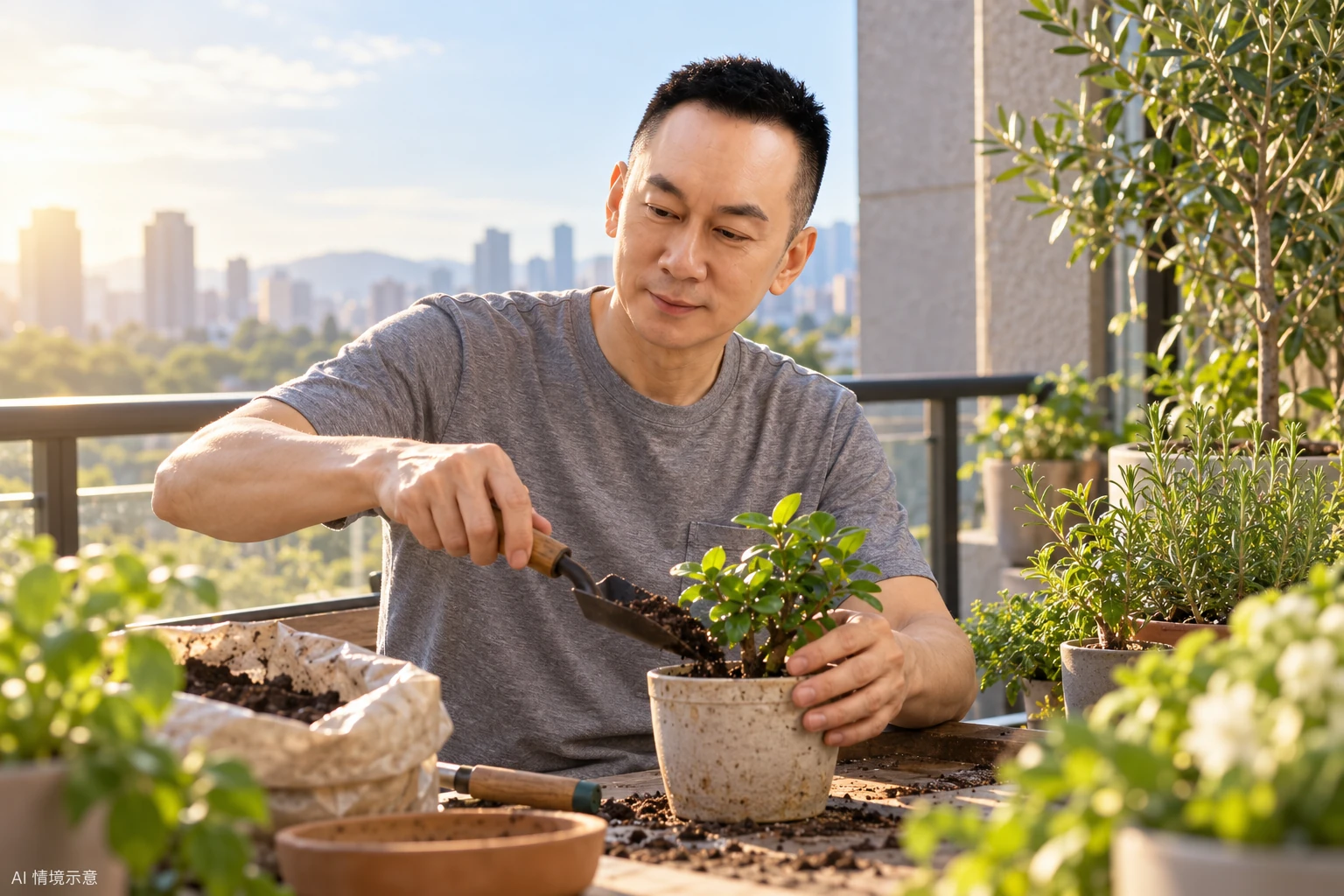 王光耀本人形象,呼應〈看見因緣,先把能做的事做好〉