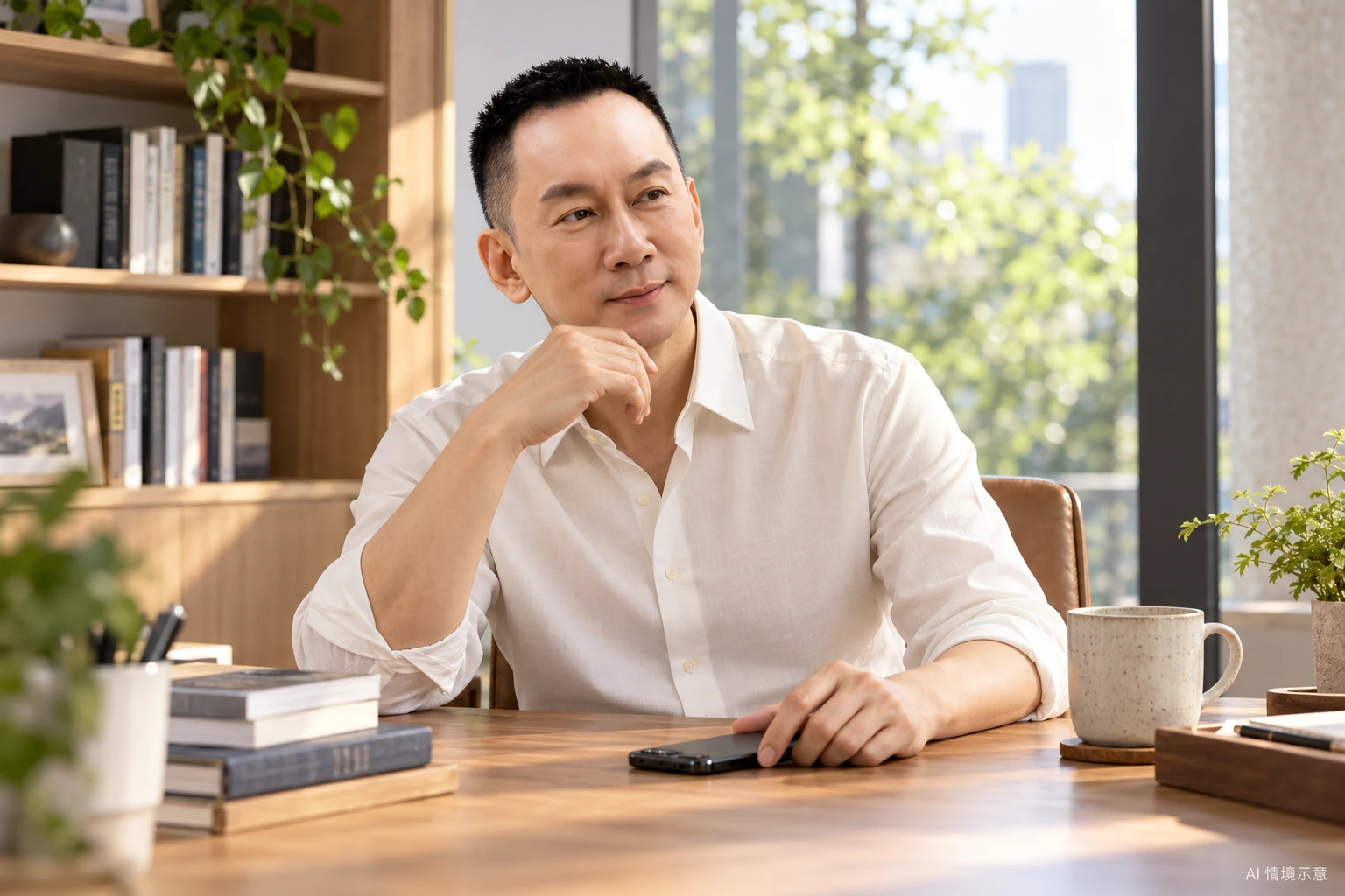 王光耀本人形象,呼應〈先放下反擊,不是放下原則。〉